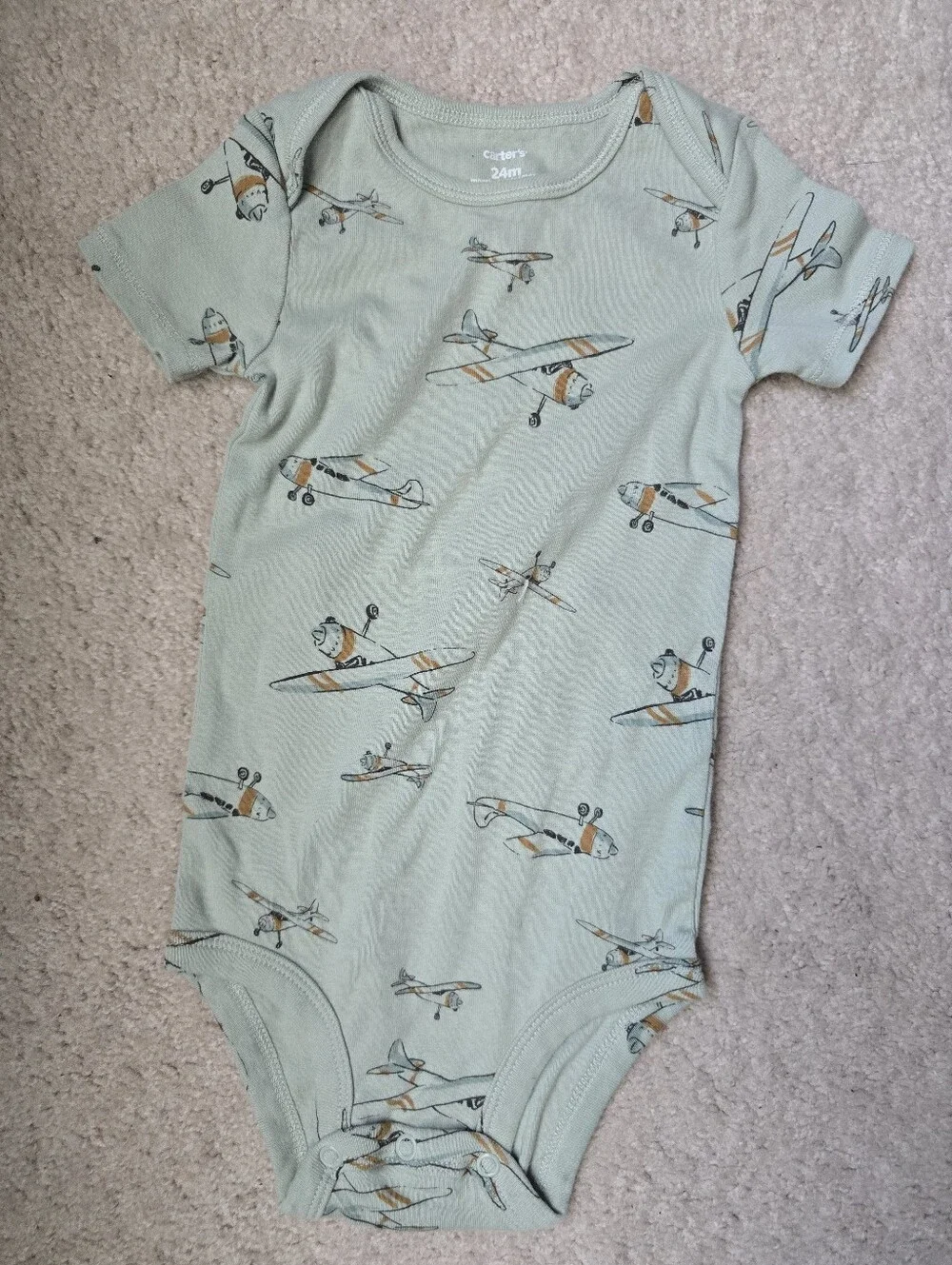 Carter's 24m Airplane Onesie